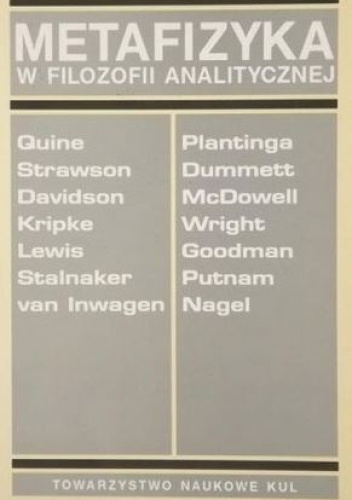 Metafizyka w filozofii analitycznej