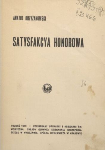 Satysfakcya honorowa