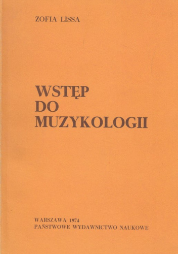 Wstęp do muzykologii