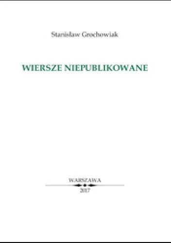 Wiersze niepublikowane