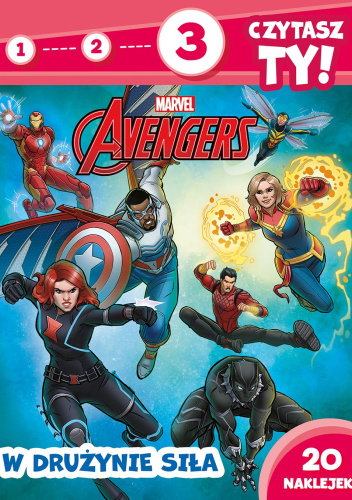 1 2 3 czytasz ty! Poziom 3. Marvel Avengers. W drużynie siła