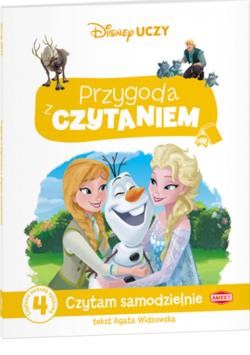 Disney uczy Kraina Lodu przygoda z czytaniem czytam samodzielnie poziom 4