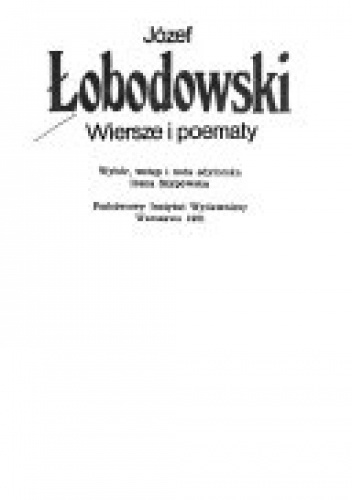 Wiersze i poematy