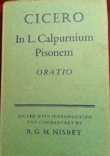 In L. Calpvrnivm Pisonem Oratio