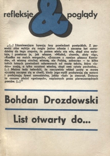 List otwarty do...