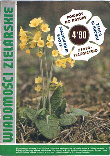 Wiadomości Zielarskie rok 1990 nr 4