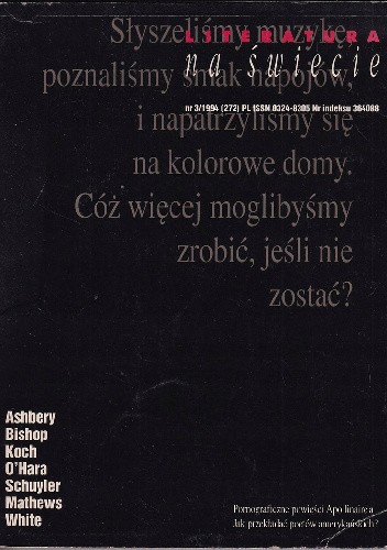 Literatura na Świecie nr 3/1994 (272)