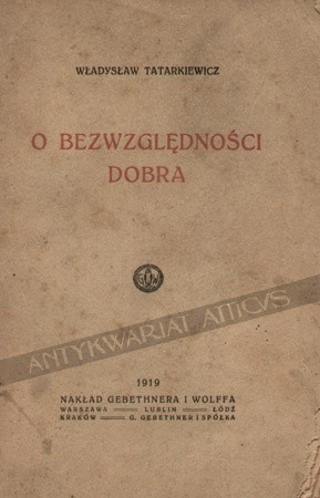 O bezwzględności dobra
