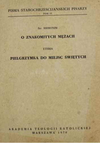 O znakomitych mężach; Pielgrzymka do miejsc świętych