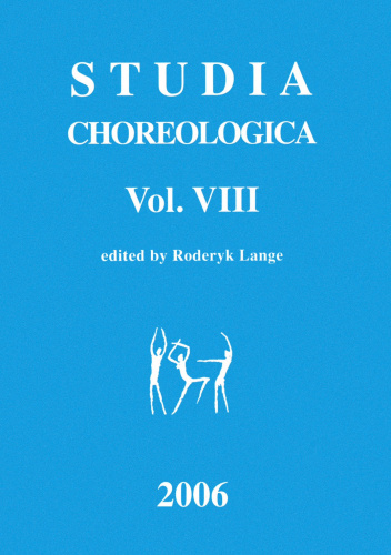 Studia Choreologica Vol. VIII