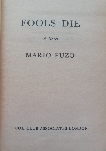 Fools Die