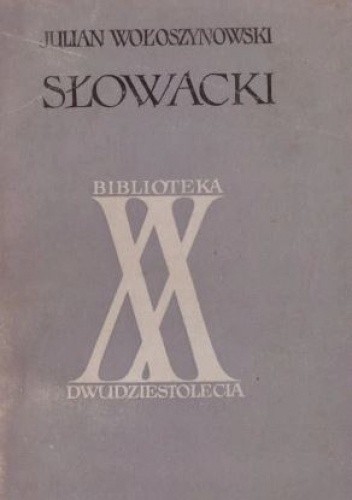 Słowacki: powieść poetycka