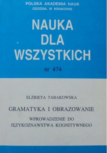 Gramatyka i obrazowanie.Wprowadzenie do językoznawstwa kognitywnego
