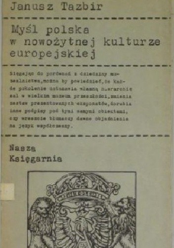 Myśl polska w nowożytnej kulturze europejskiej