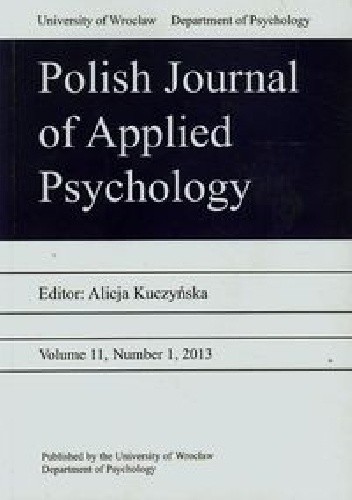 Polish Journal of Applied Psychology 11/2013