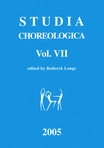 Studia Choreologica Vol. VII