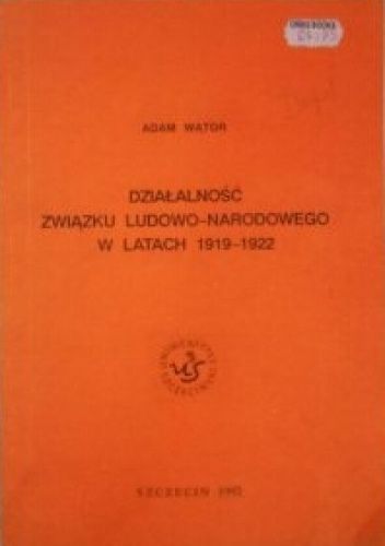 Działalność Związku Ludowo-Narodowego w latach 1919-1922