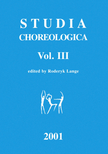 Studia Choreologica Vol. III