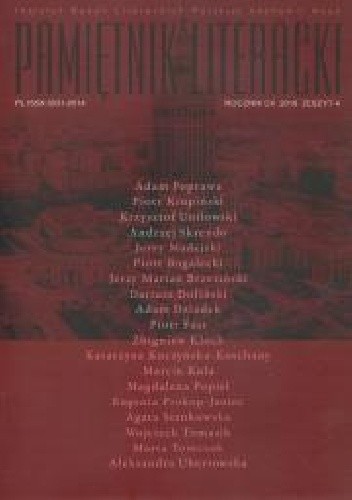 Pamiętnik literacki nr 4 / 2019