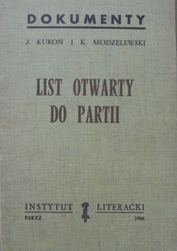 List otwarty do Partii