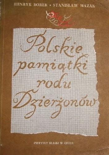 POLSKIE PAMIĄTKI RODU DZIERŻONÓW