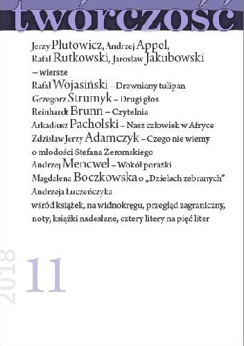 Twórczość nr 11 / 2018