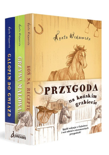 Pakiet: Przygoda na końskim grzbiecie. Koń na receptę / Grzywą malowane / Galopem do gwiazd