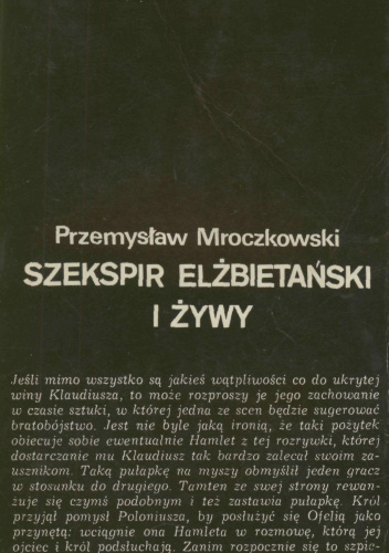 Szekspir elżbietański i żywy