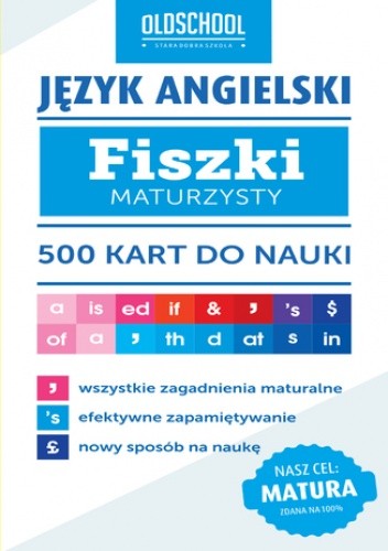 Język angielski. Fiszki maturzysty. 500 kart do nauki