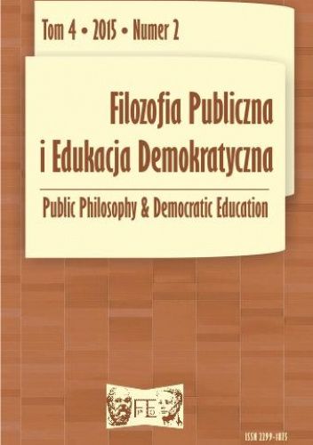 Filozofia Publiczna i Edukacja Demokratyczna (tom 4, nr 2)/2015