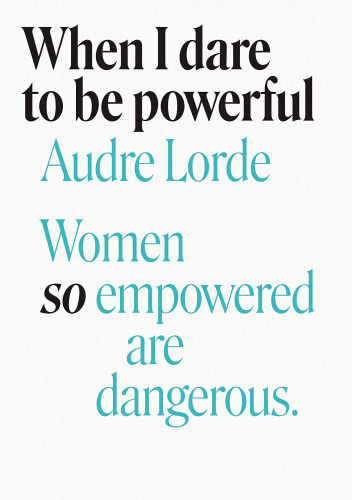 When I dare to be powerful