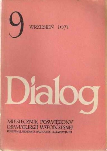 Dialog, nr 9 / wrzesień 1971