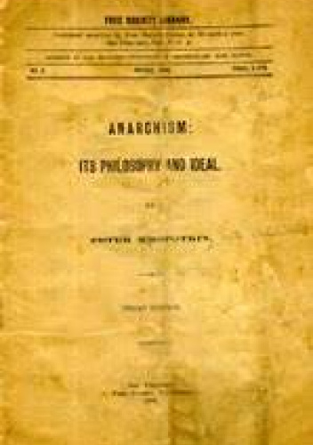 Anarchism: Its Philosophy and Ideal