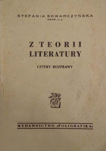 Z teorii literatury cztery rozprawy