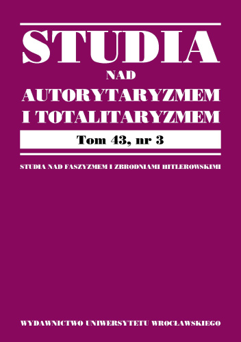 Studia nad autorytaryzmem i totalitaryzmem 3/2021