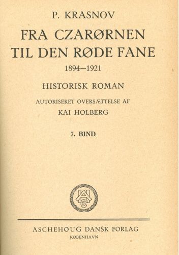 Fra Czarørnen Til Den Røde Fane T. VII (Od Carskiego Orła Do Czerwonego Sztandaru T. VII)