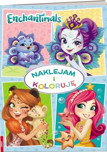 Enchantimals™. Naklejam i Koloruję