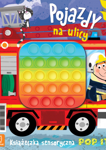 Pojazdy na ulicy Książeczka sensoryczna POP IT