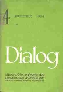 Dialog, nr 4 / kwiecień 1984