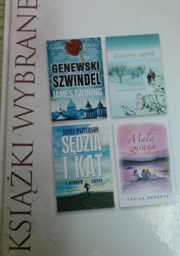 KSIĄŻKI WYBRANE: Genewski Szwindel, Zimowy ogród, Sędzia i kat, Mała zmiana