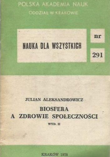 Biosfera a zdrowie społeczności