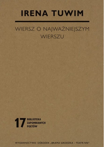 Wiersz o najważniejszym wierszu