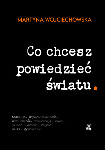Co chcesz powiedzieć światu.