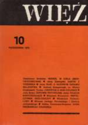 Więź; październik 1975