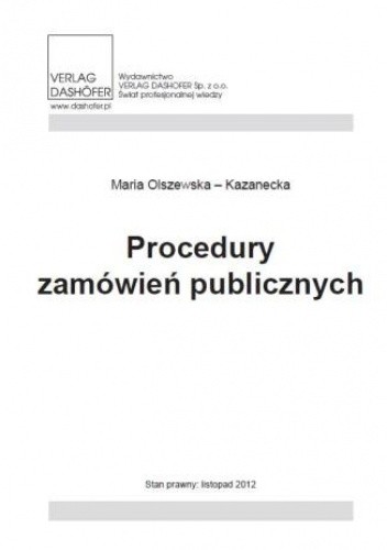 Procedury zamówień publicznych