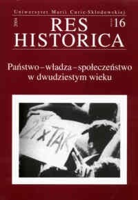 Państwo  władza  społeczeństwo w dwudziestym wieku