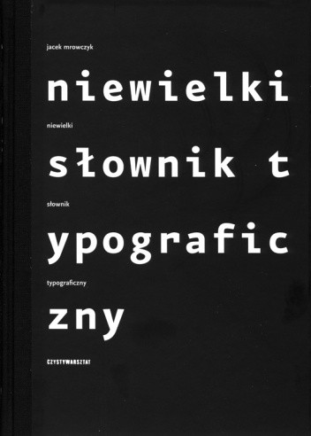 Niewielki słownik typograficzny