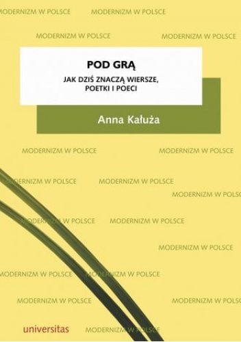 Pod grą. Jak dziś znaczą wiersze, poetki i poeci