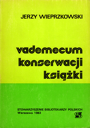 Vademecum konserwacji książki