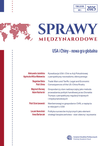 Sprawy Międzynarodowe 1/2025